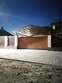 Двускатная крыша